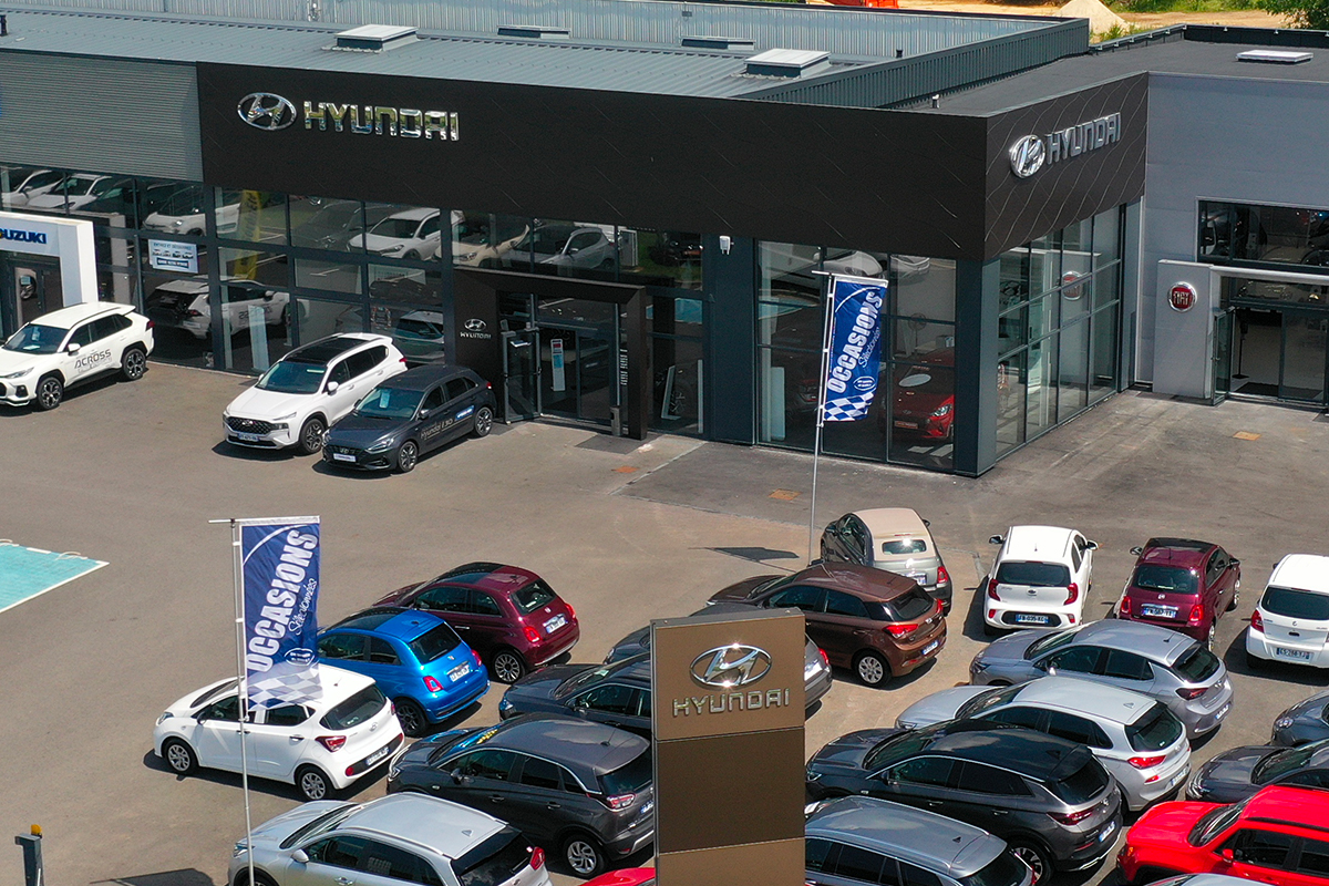 Construction d'une concession Hyundai à Lisieux