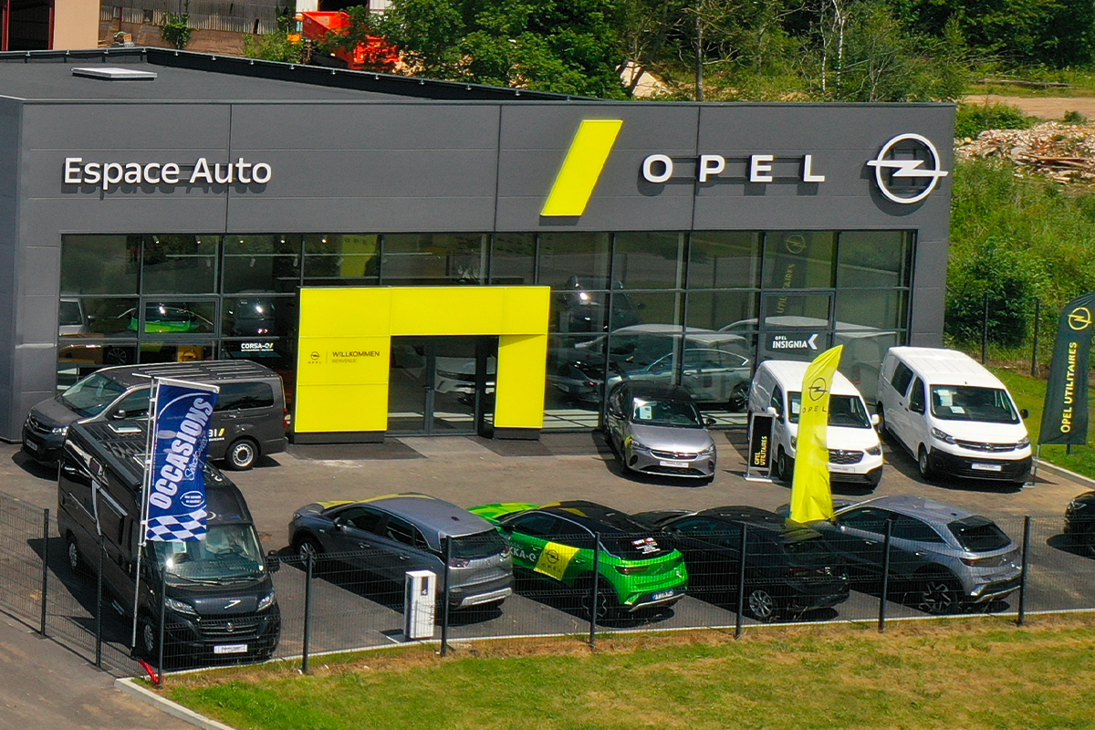 Construction d'une concession Opel à Lisieux