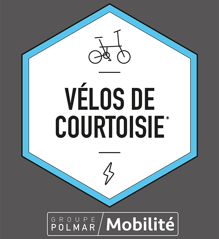 Des vélos de courtoisie dans les concessions du Groupe Polmar