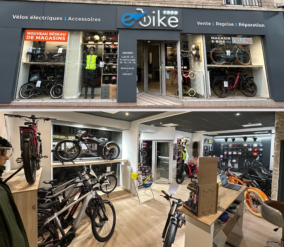 Ouverture du magasin de vélo 100% électrique E-Bike Caen Centre